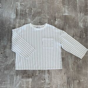 Oak and Fort oversized striped sweater